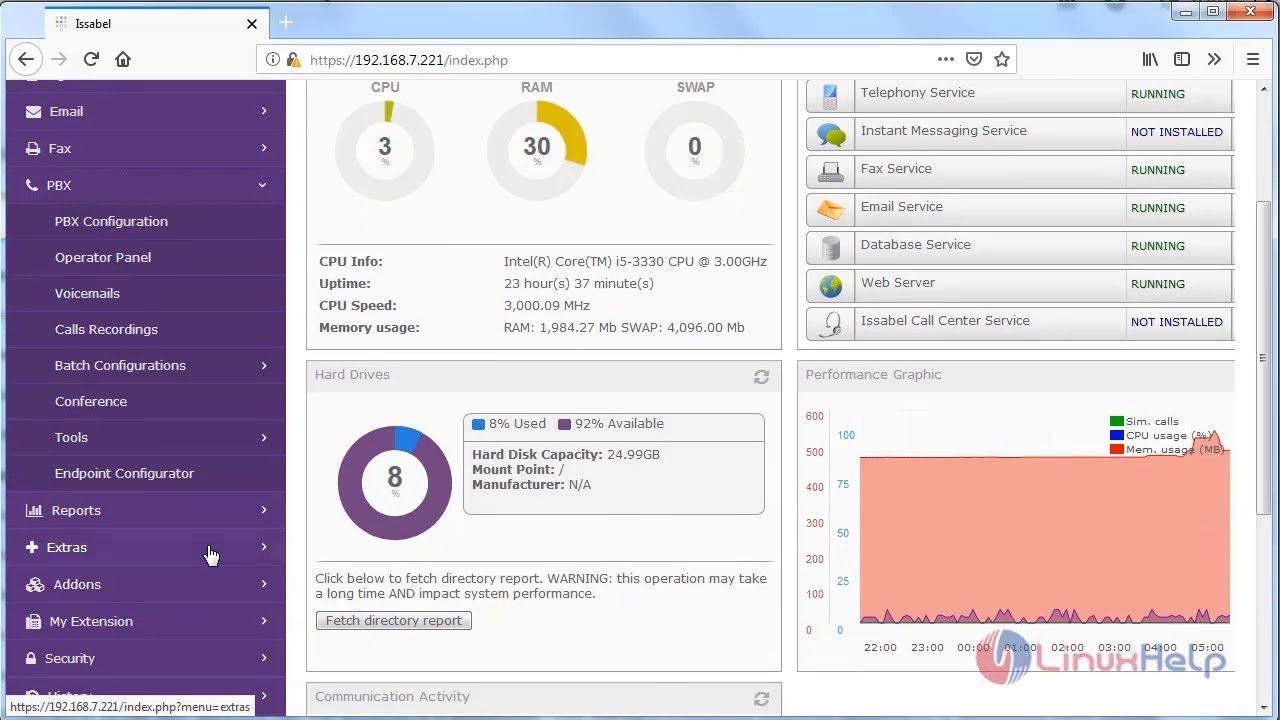 IP-PBX using Issabel in Vmware Part - IV