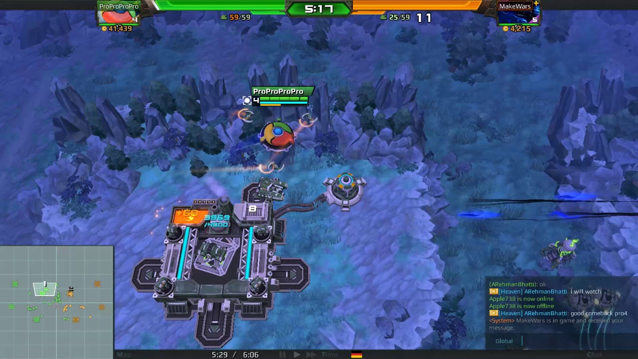 AirMech Strike 1v1 ProProProPro Vs MakeWars Map Storm