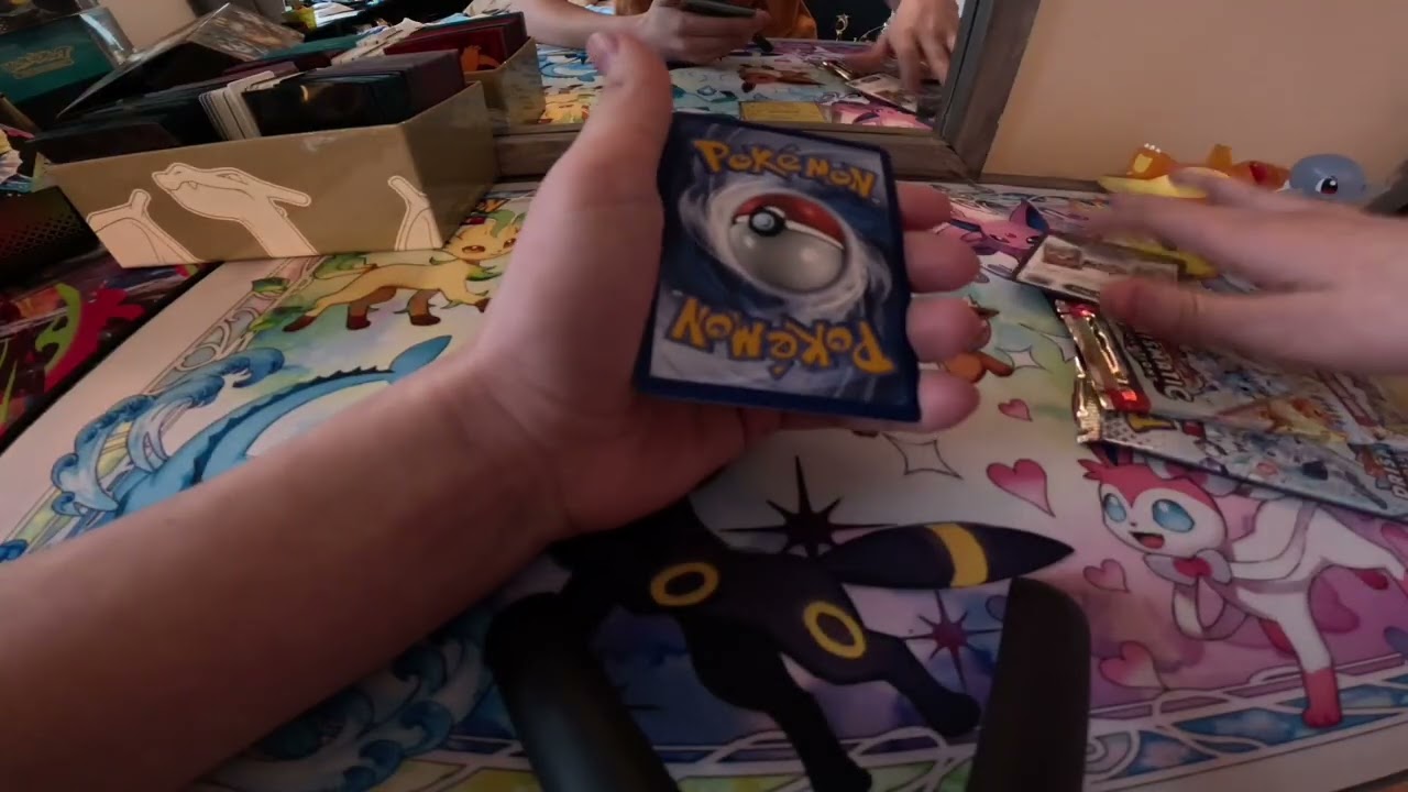 Opening prismatic evolutions Pokémon set #gaming#strangerthings4 