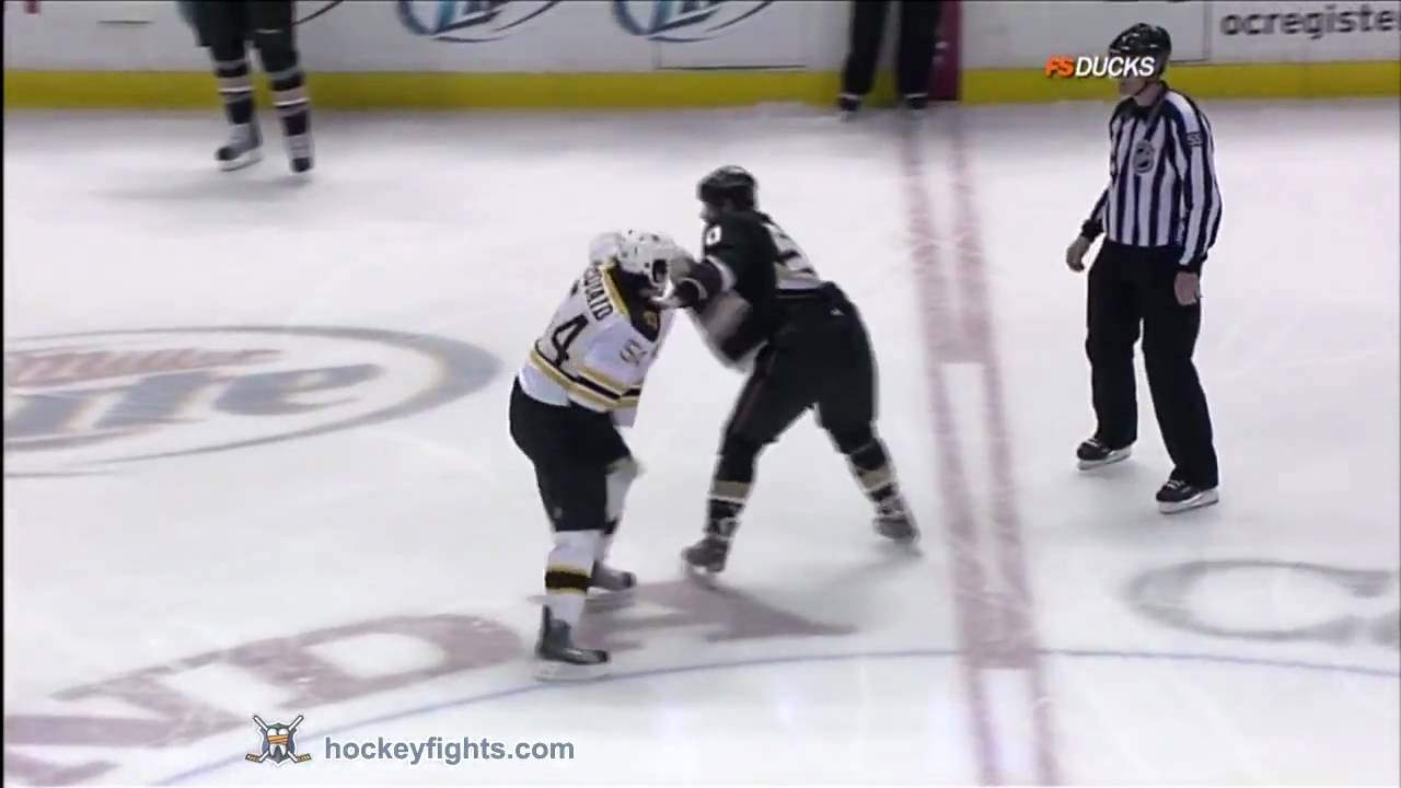 Adam McQuaid vs Troy Bodie Jan 13, 2010