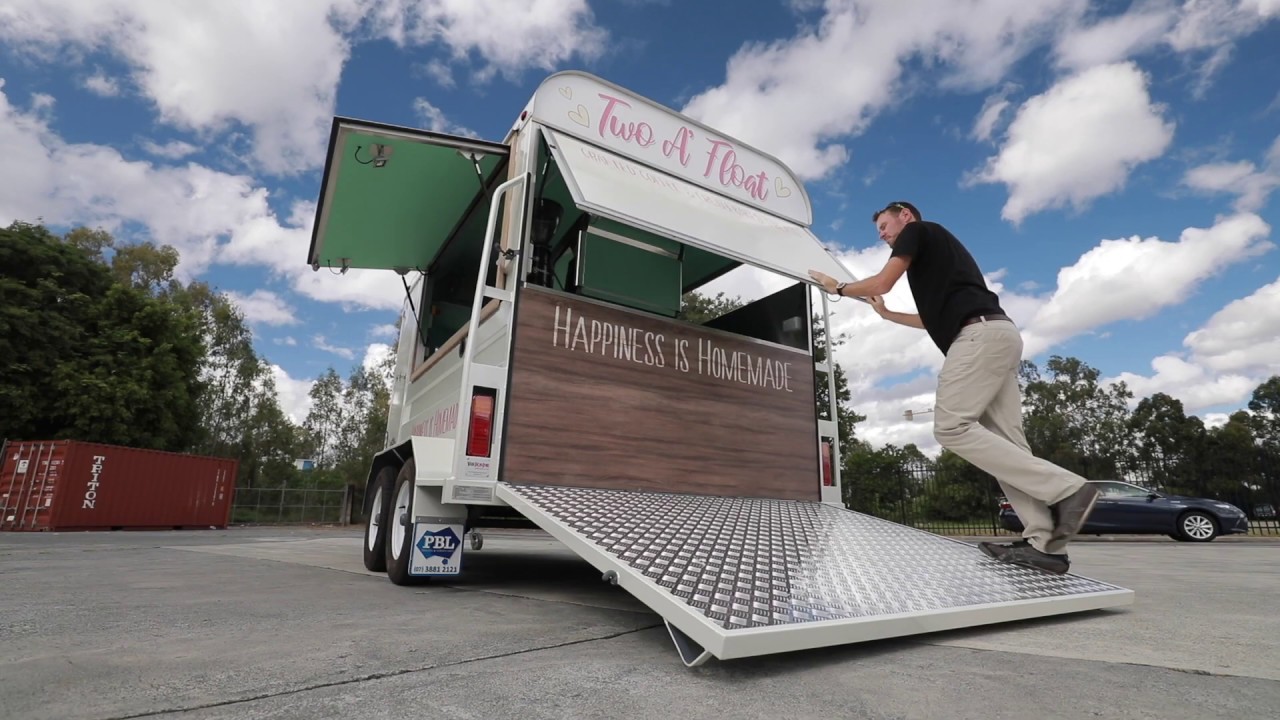 'Two Afloat' Food Truck - Converted Horse Float | VAN DEMONS