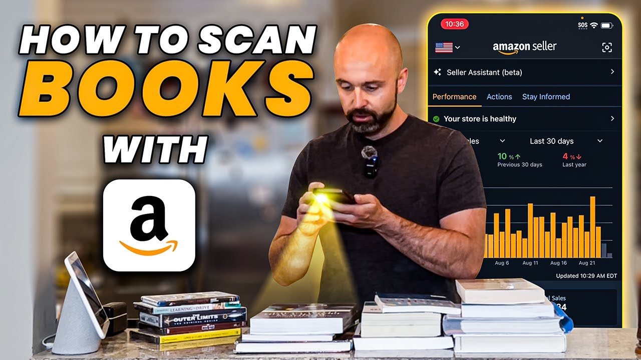 How to Scan Books with Amazon Seller APP to Sell on Amazon FBA (Full Tutorial)