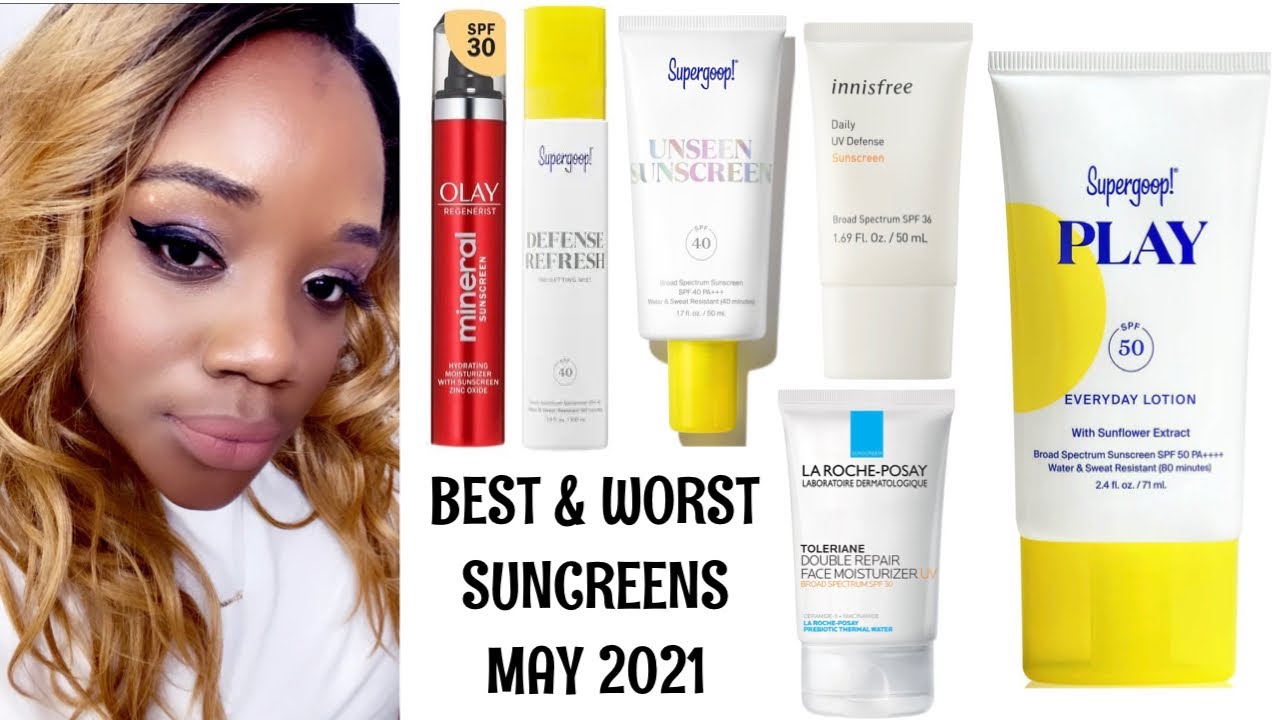 2021 AFFORDABLE BEST SUNSCREENS FOR DARK SKIN TONES+ NO WHITE CAST♡ POC\WOC APPROVED SUNSCREEN♡