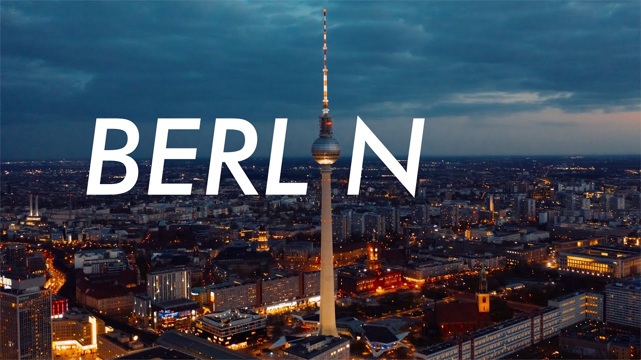 Berlin: 4 Hours of Beautiful Aerial Drone Stock Footage of German Capital City in 4K
