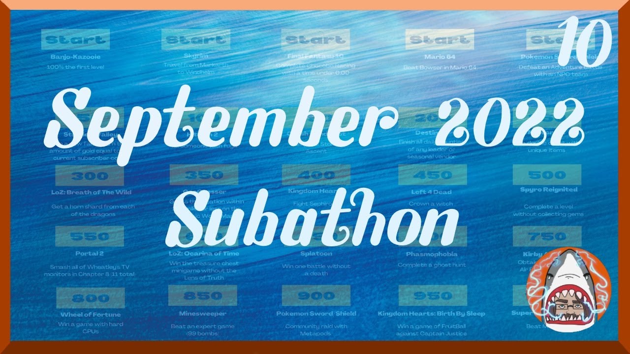 Twitch Livestream - September 2022 Subathon - Part 10