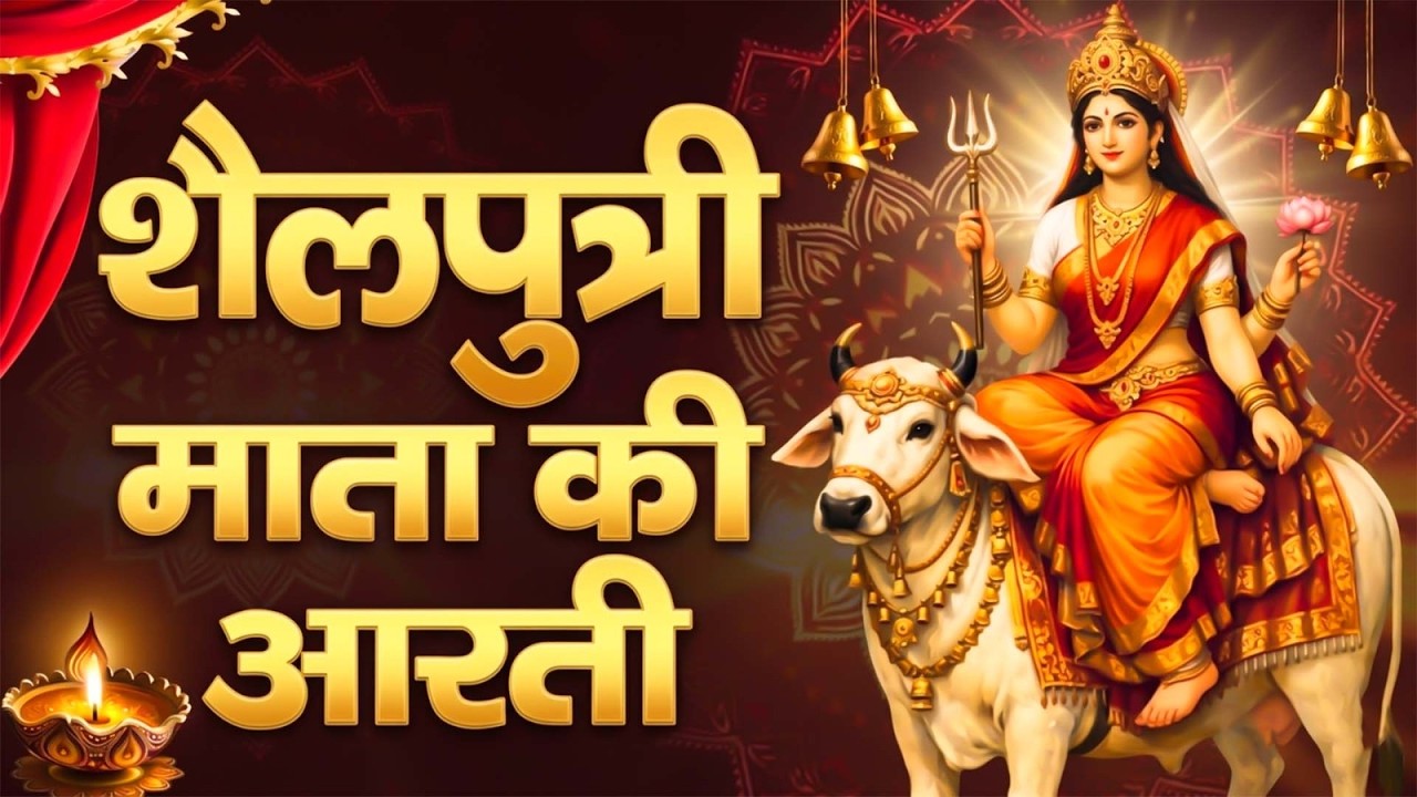 नवरात्र का पहला दिन - Jai Shailputri Mata - माँ शैलपुत्री की आरती - Mata Shailputri Aarti