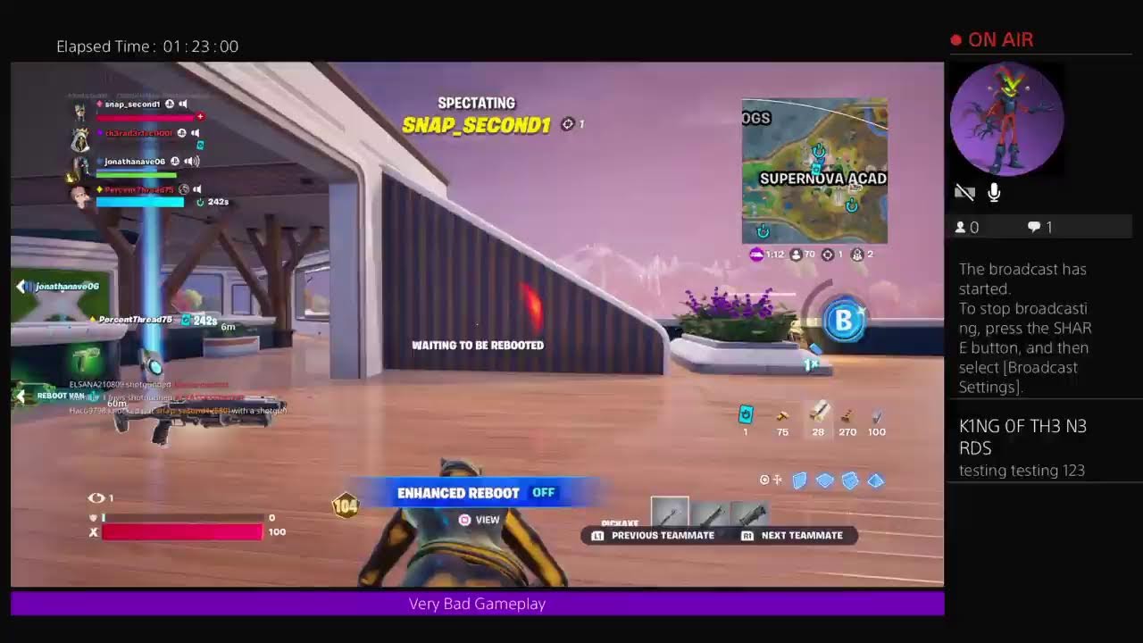 th3rad3r1sc000I's Live PS4 Broadcast fortnite