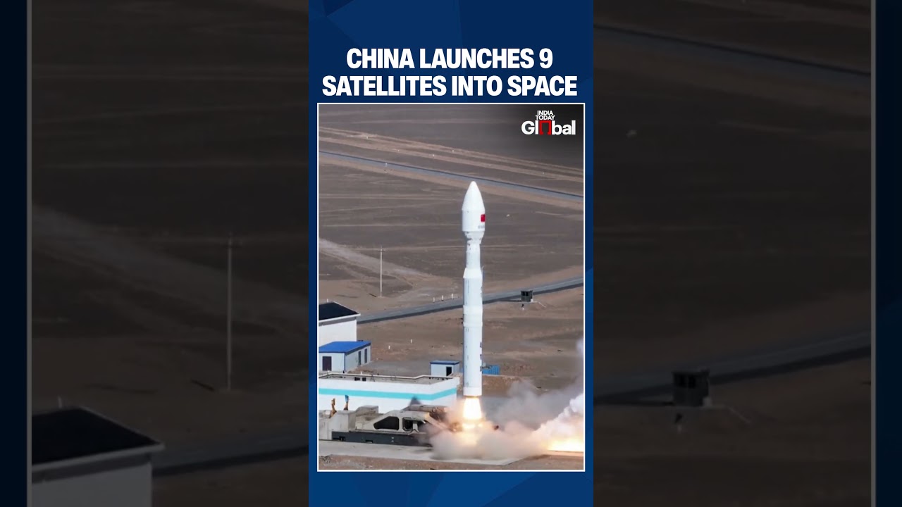 China Launches Nine Satellites Into Space on Lijian-1 Y18 Rocket From Northwest China