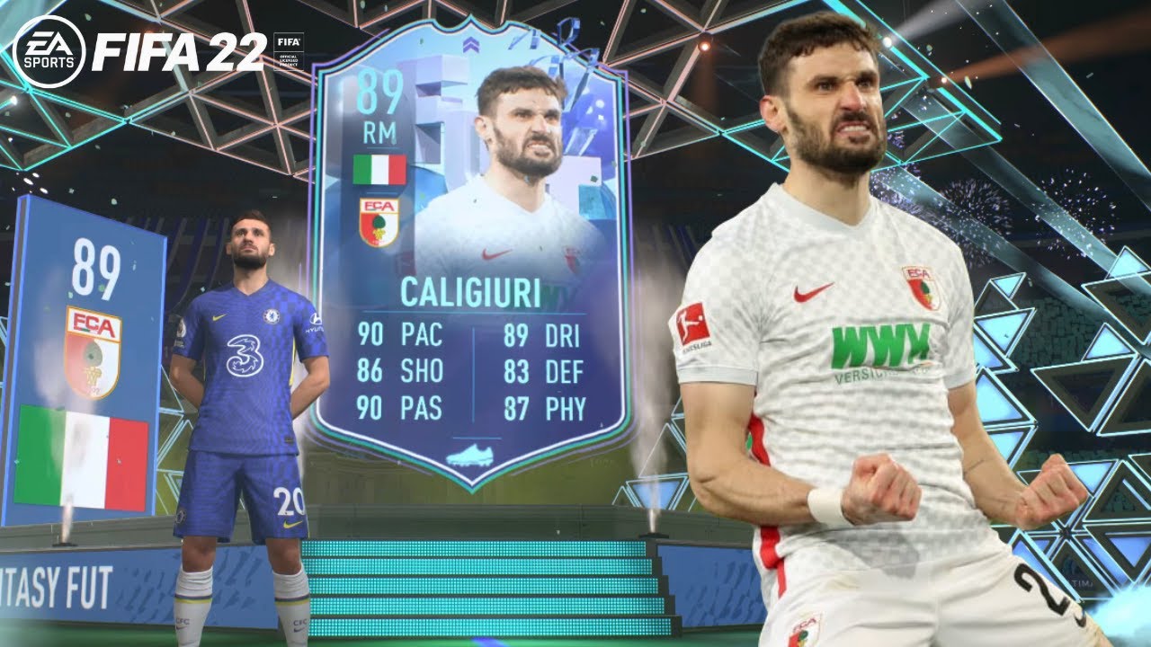 89 FANTASY FUT DANIEL CALIGIURI SBC Walkout Animation | FIFA 22 Ultimate Team #fifa22 #fifa #fut