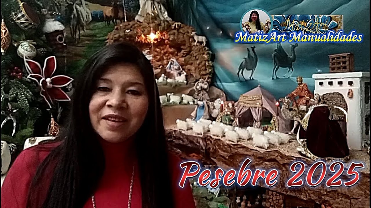 ❤️✨Pesebre 2025 #matizartmanualidades