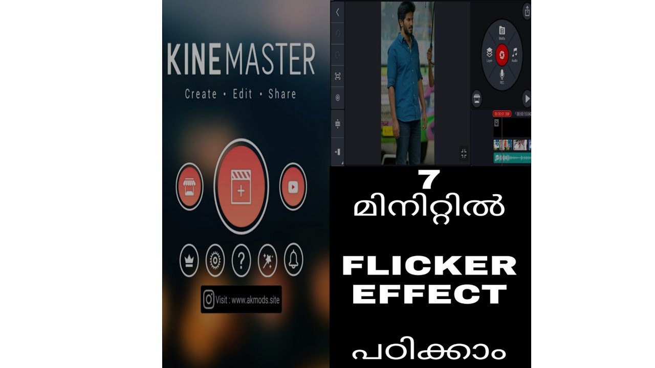 HOW TO AD FLICKER EFFECT IN KINEMASTER