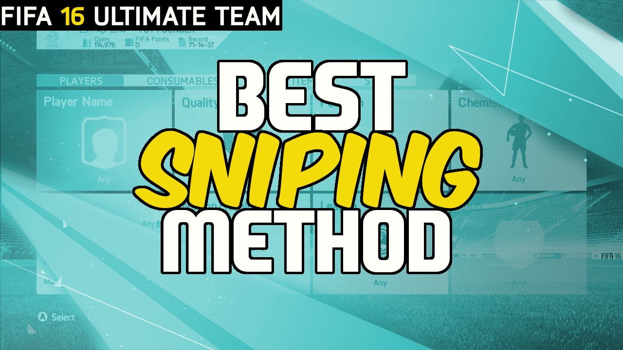 FIFA 16 - BEST SNIPING METHODS | HOW TO BUY EXTINCT PLAYERS!