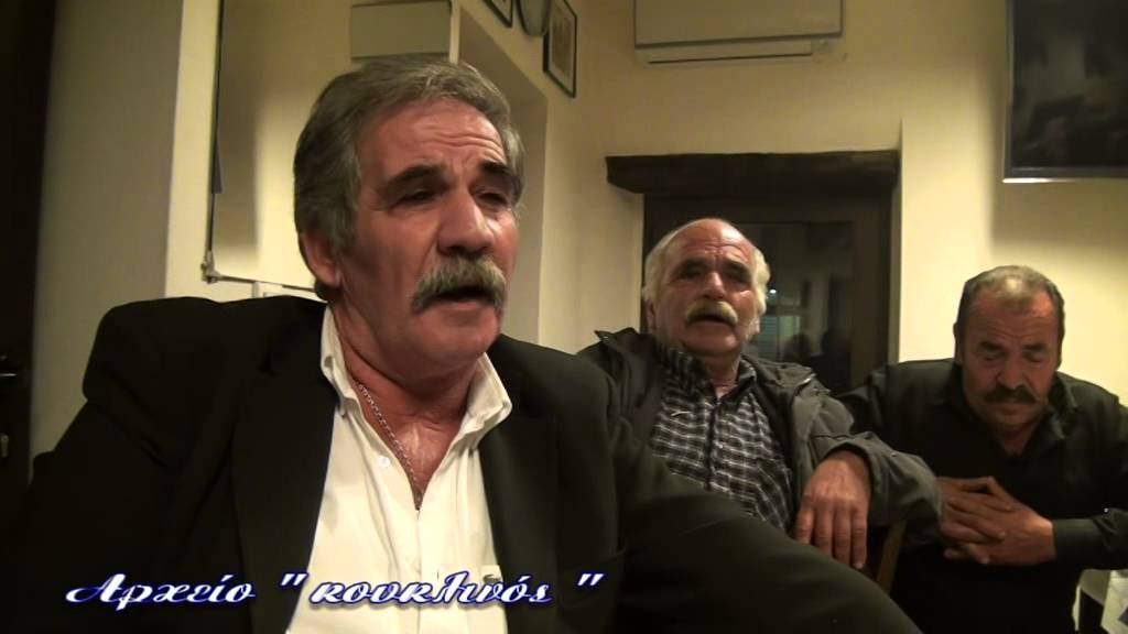 Πολογιάννης Ρούλιος στ'Ανώγεια παρέα συρτά.