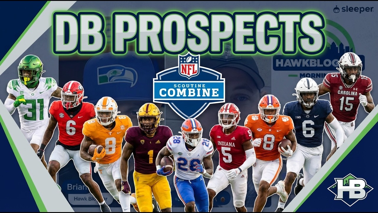 DB is another HUGE need for the Seahawks this Draft