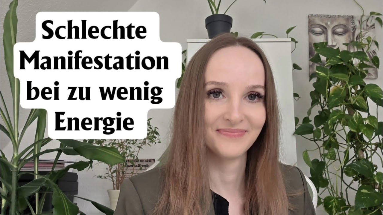 Schlechte Manifestationen bei zu wenig Energie