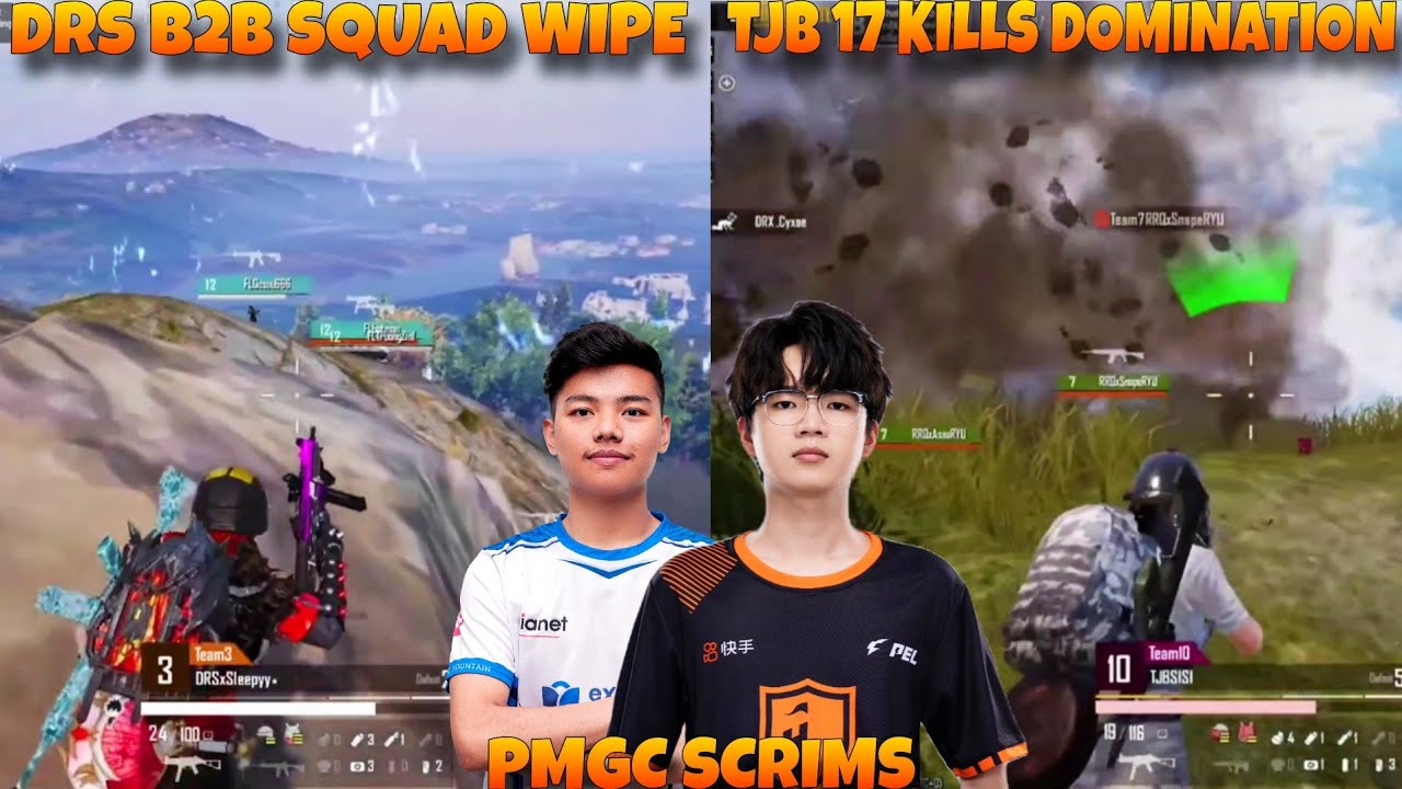 TJB🇨🇳 vs DRS🇳🇵 IN Georgo Hill !! 🔥🔥 TJB 17 Kills Domination In PMGC 2024 Scrims!!😱🔥