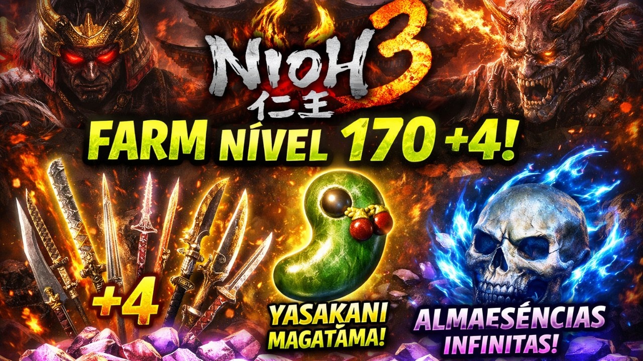 Nioh 3 bora pegar armas N.170 +4