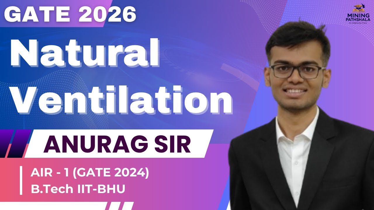 Natural Ventilation | Mine Ventilation | Anurag Sir (AIR-1) #mining #miningengineering #gatemining