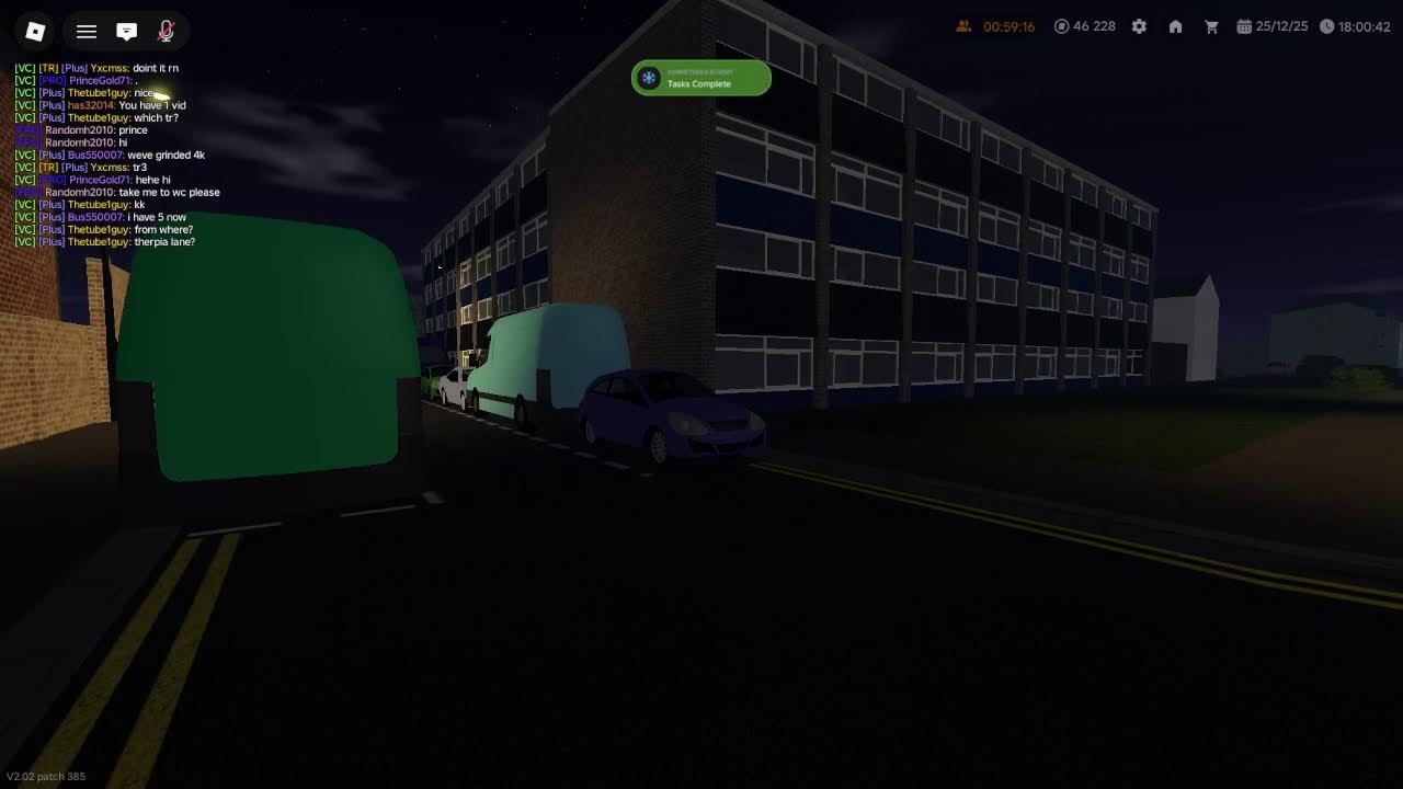 Walking the enitrely of the route 109 in Roblox Croydon (both ways) + Thronton Heath High Street