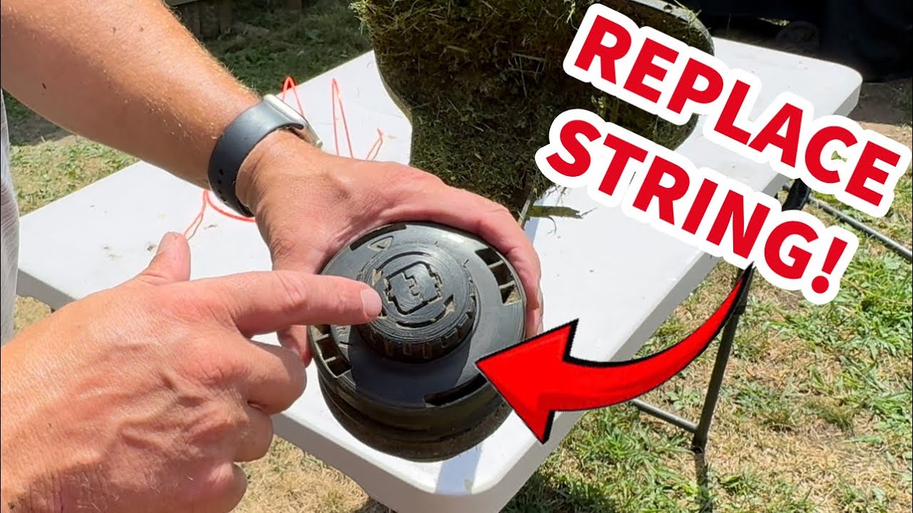 How To Restring Your Toro Flex Force Weed Wacker In Under a Minute!