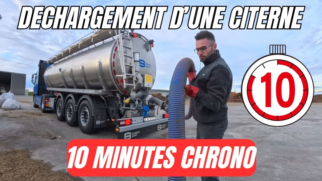 DÉCHARGEMENT CITERNE en 10 MINUTES CHRONO ! Explications