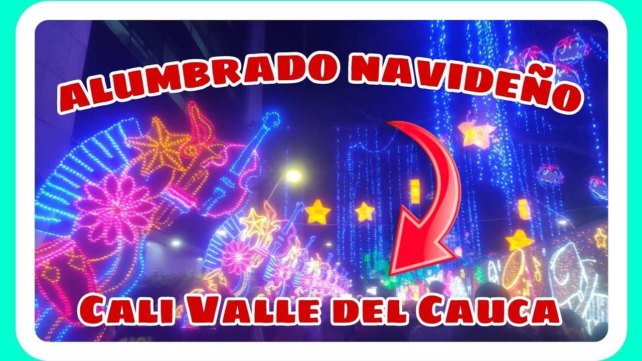 Alumbrado navideño 2023 || en Cali Valle del Cauca || as esi está el alumbrado en  Cali 🌠🌌🎇🎆🎋🃏