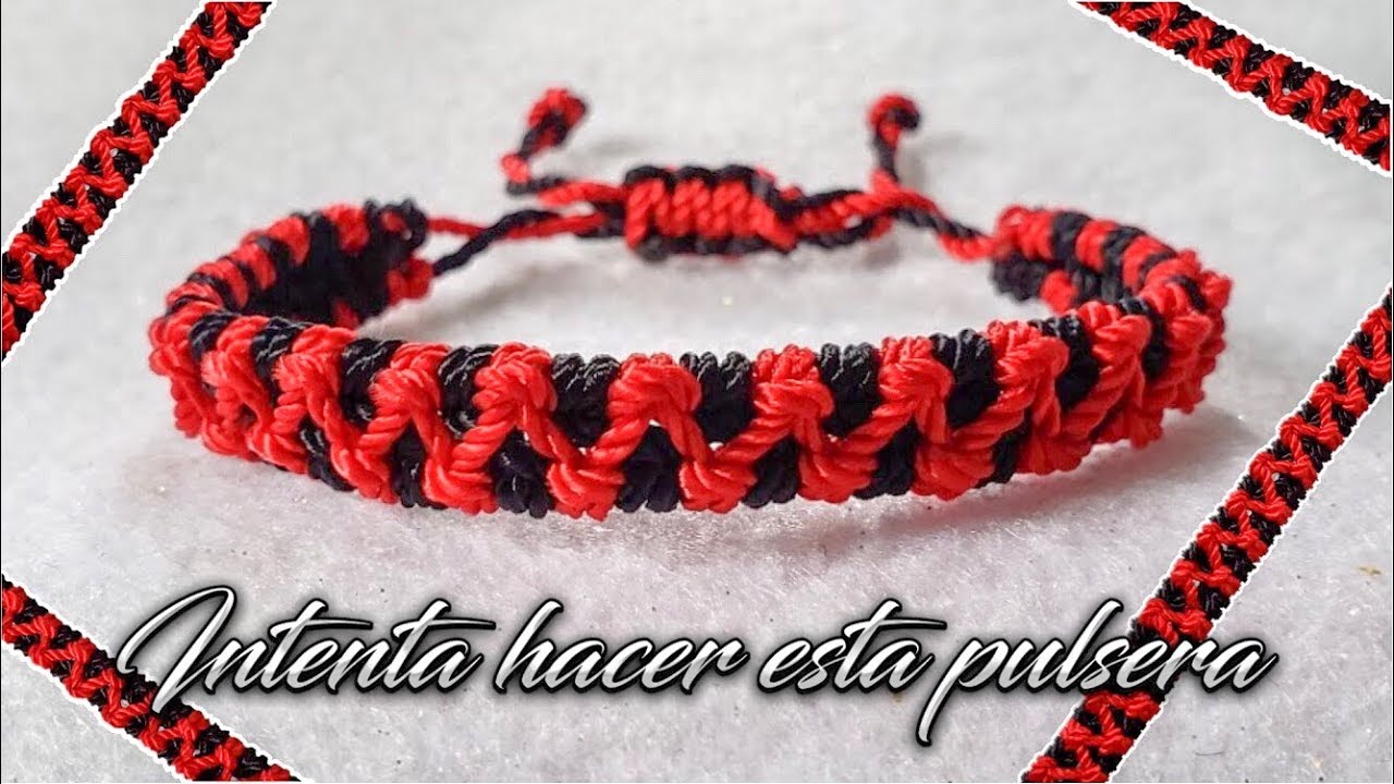 SIGUE MIS PASOS Y PODRÁS HACER ESTA PULSERA DE HILO / TUTORIAL DE COMO HACER PULSERAS / DIY