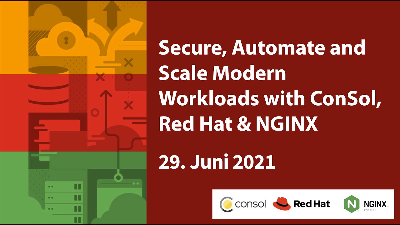 Secure, Strengthen and Scale Modern Workloads - High Speed App Delivery with ConSol, Red Hat & NGINX