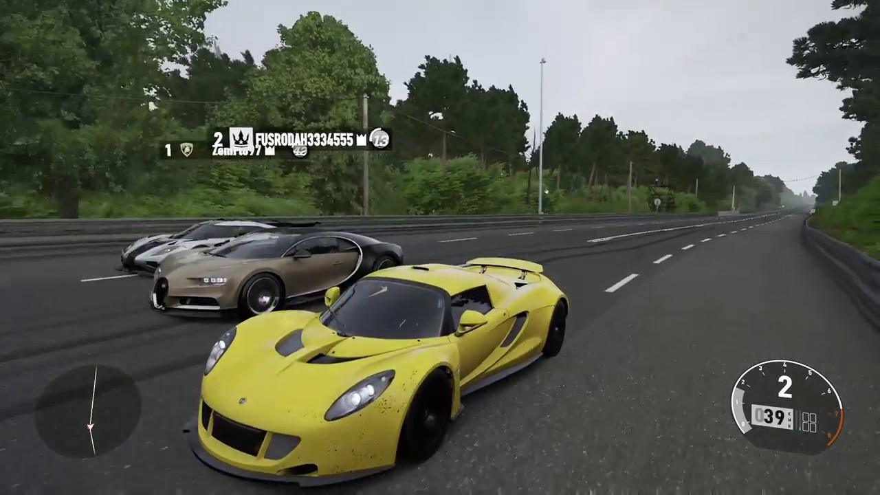 Forza 7 Drag race: Bugatti Chiron vs Koenigsegg One:1 vs Venom GT