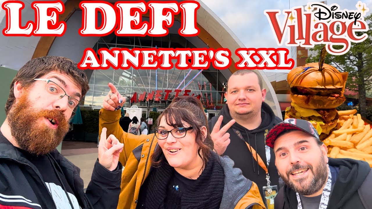 Défi au Annett’s Diner au Disney Village à Disneyland Paris !