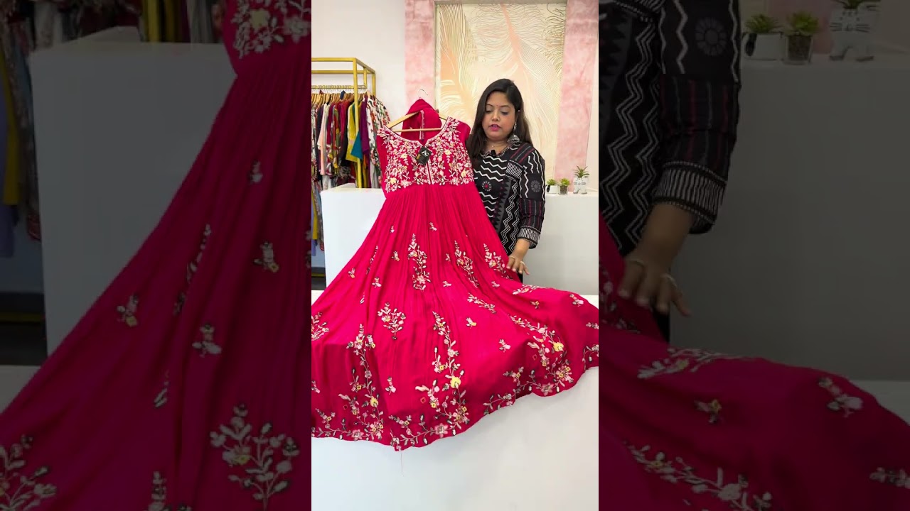 Designer Cotton Collection| Chinon, Crepe, Cotton | Free Shipping| Aashvi Couture |7338472910OrderNr