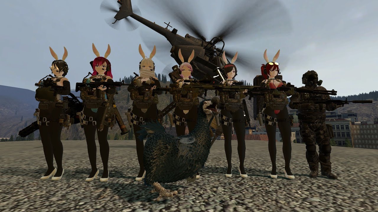 Gmod Addon Showcase: VJ Tactical Bunny Girl SNPCs (Animated Intro & Outro!)