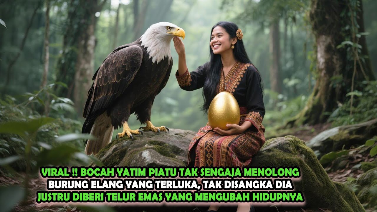 VIRAL !! WANITA YATIM TAK SENGAJA MENOLONG BURUNG ELANG YANG TERLUKA , IA JUSTRU DAPATKAN TELUR EMAS
