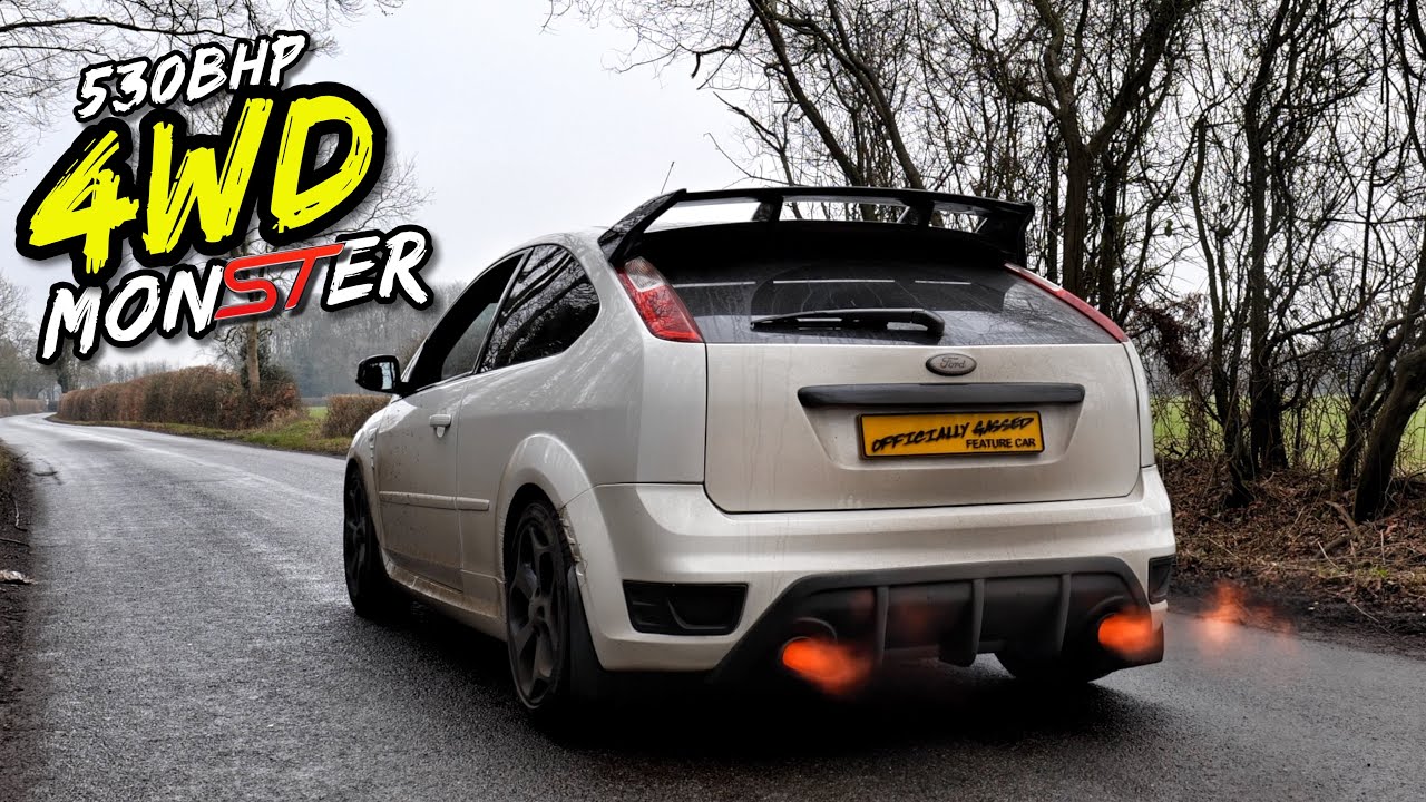 4WD MONSTER! BIG TURBO *4WD SWAPPED* 530BHP FORD FOCUS ST