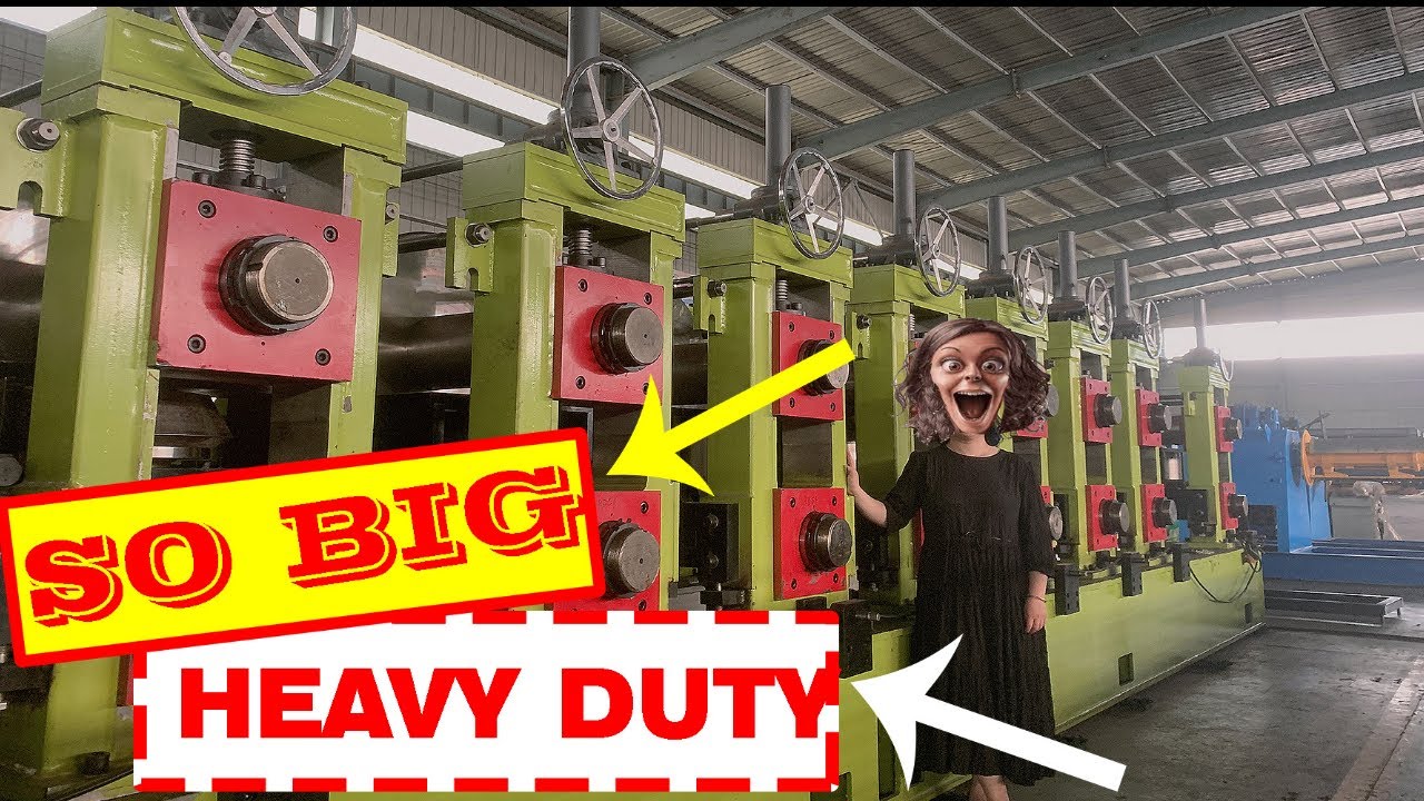 Heavy duty U channel machine | Very Thick Roll Forming Machine 