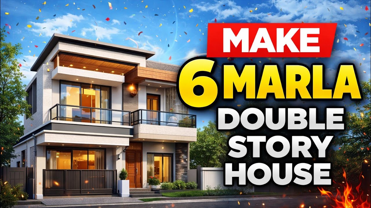 6 Marla Double Story House Construction Cost Feb 2026