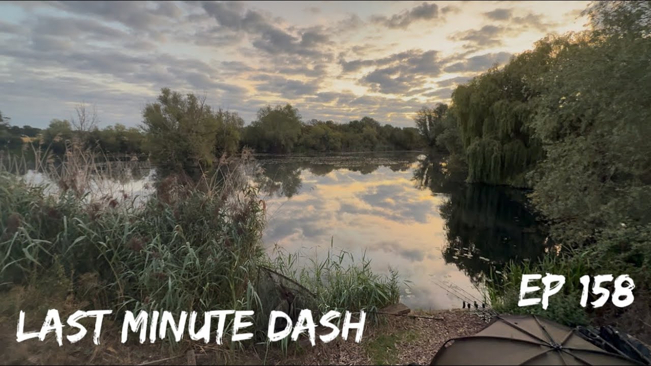 22/8/25 Ep 158 last minute dash, snug/dug-out Charlie’s, carp fishing