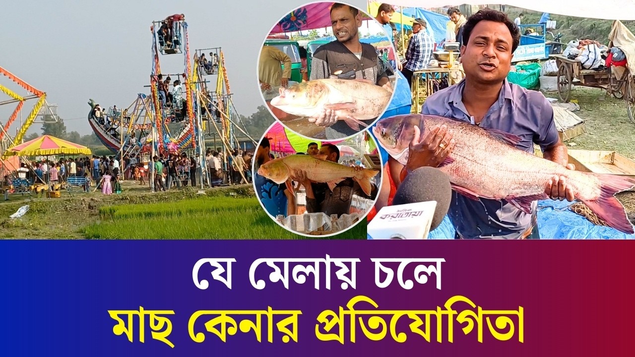 বগুড়ার যে মেলায় চলে জামাইদের মাছ কেনার প্রতিযোগিতা | Bogura | Fish Fair | Daily Karatoa