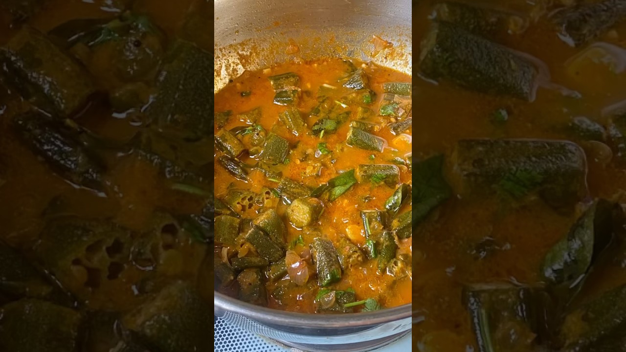 Vendakkai Kara Kulambu in Tamil | vendakkai puli kulambu | #recipe #food #recipe