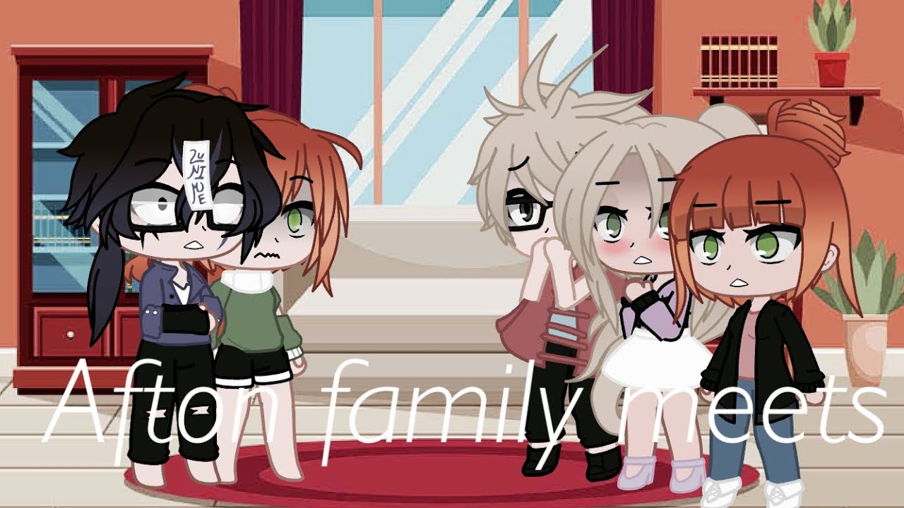 Afton family meets Claras family/Part 1/Gacha club/William x Clara/Micheal x Ennard/Aftons family