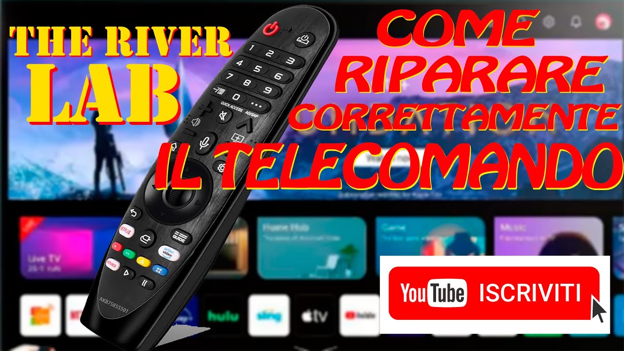 038 RIPARARE il TELECOMANDO FACILMENTE