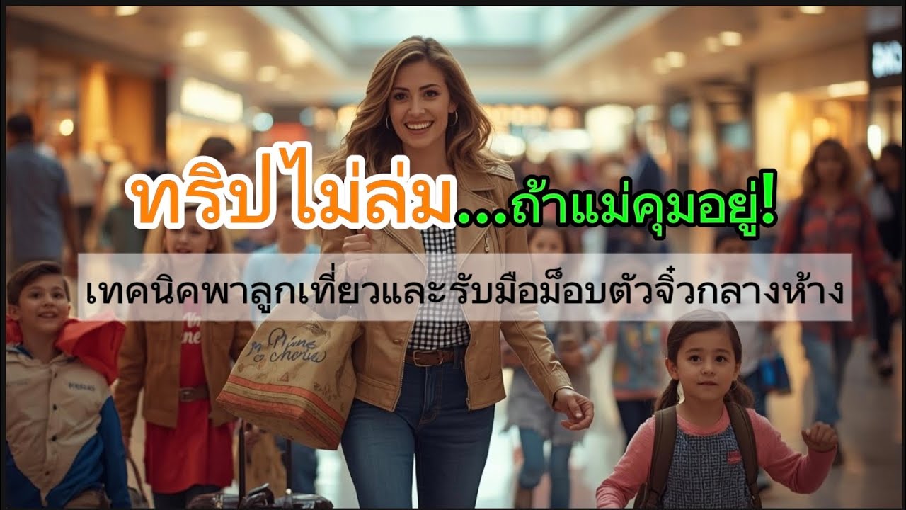 ทริปไม่ล่ม...ถ้าแม่คุมอยู่ เทคนิคพาลูกเที่ยวและรับมือตัวจิ๋วกลางห้าง