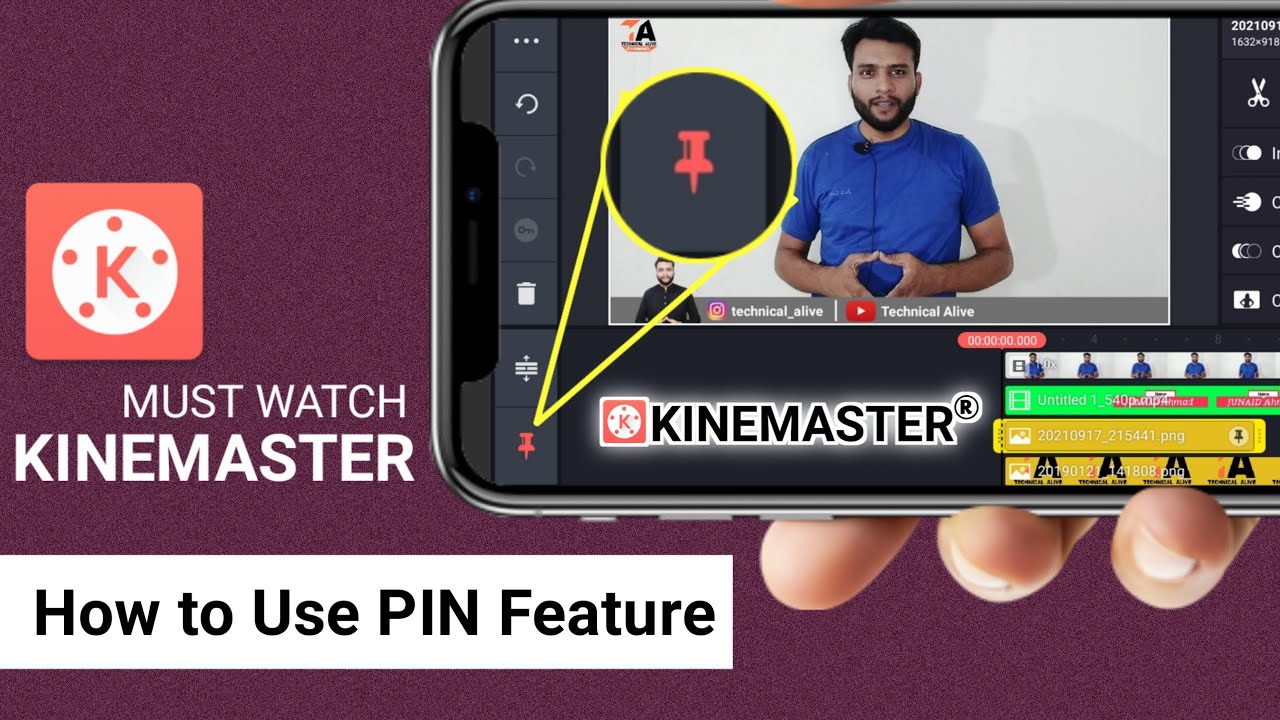 How to Use Kinemaster | Pin Feature Kinemaster | Video Editing Kaise Kare