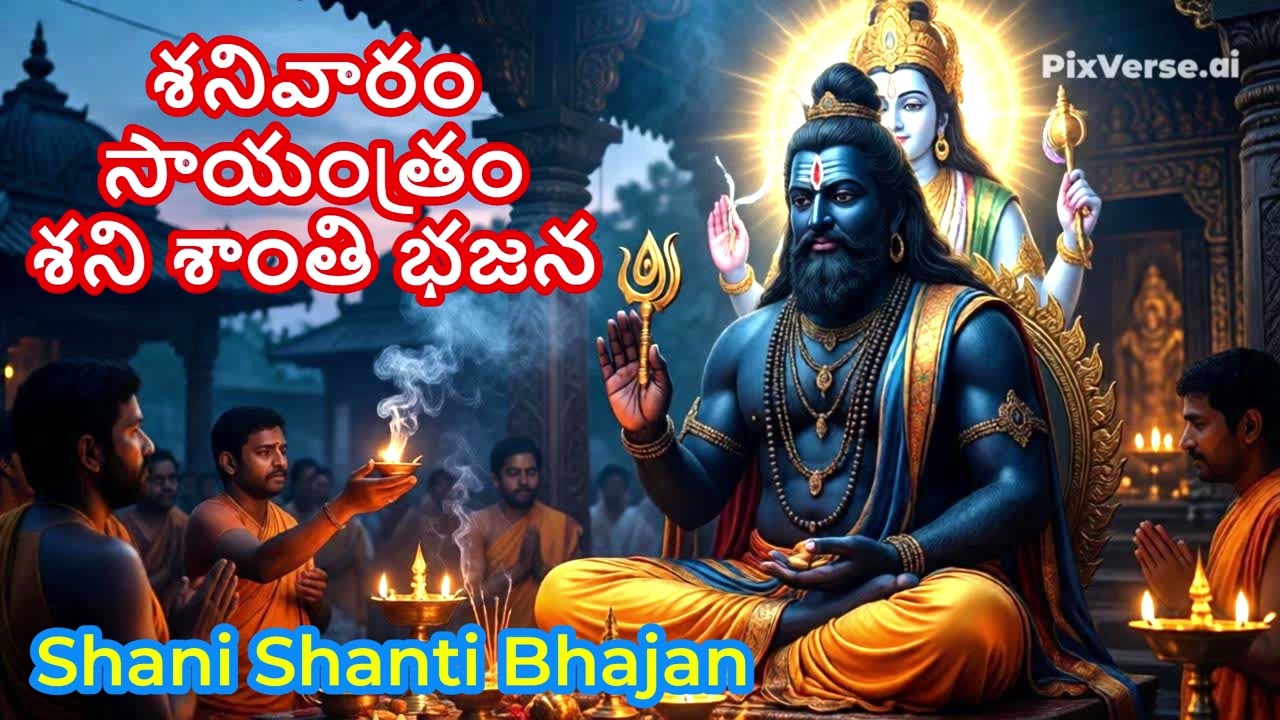 🌙 శనివారము సాయంత్ర భజన – శని దేవుని కృపతో శాంతి & విజయం, Shanivaram Bhajan Peace, & Protection
