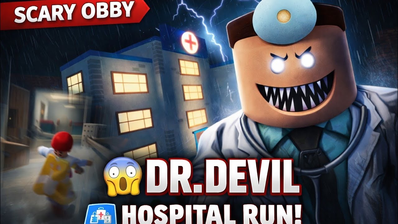 DR. DEVIL HOSPITAL RUN! 😱💉 (SCARY OBBY) Roblox Horror Escape