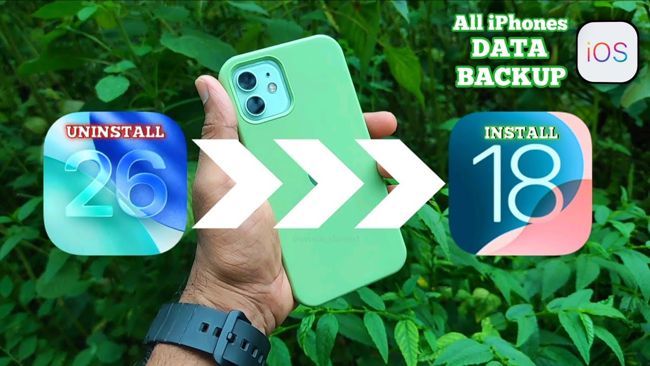 Uninstall or Downgrade iOS 26 to iOS 18 | Without Data Loss ✅