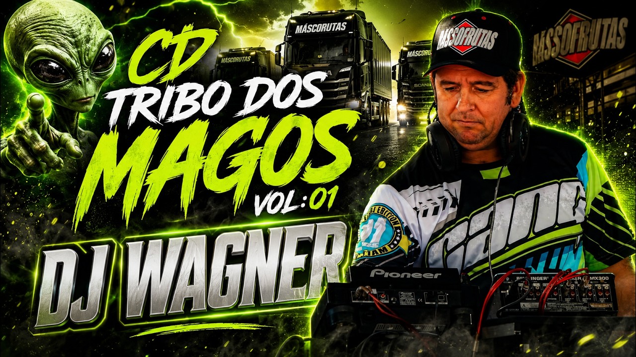 DJ WAGNER 2026 &ndash; TRIBO DOS MAGOS VOL. 01 | CD COMPLETO | LAN&Ccedil;AMENTO OFICIAL