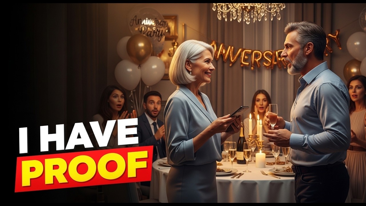 At Our Anniversary Party, My Husband Asked For A Divorce. I Smiled… Because I Had Proof.