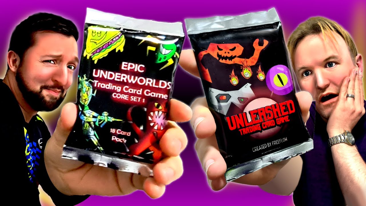 Homemade TCG Community Pack Opening | Epic Underworlds TCG & Unleashed TCG Booster Packs