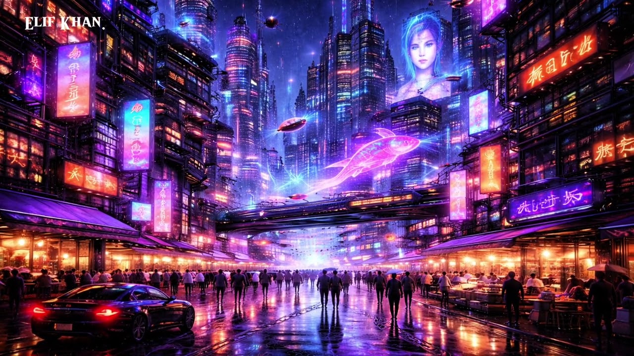 Midnight City | Dark Chill Beat | Free For Profit | Elif Khan.🎧